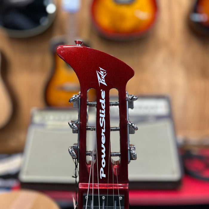 USED Peavey Powerslide Lap Steel Guitar Burgundy W/ Gig Bag