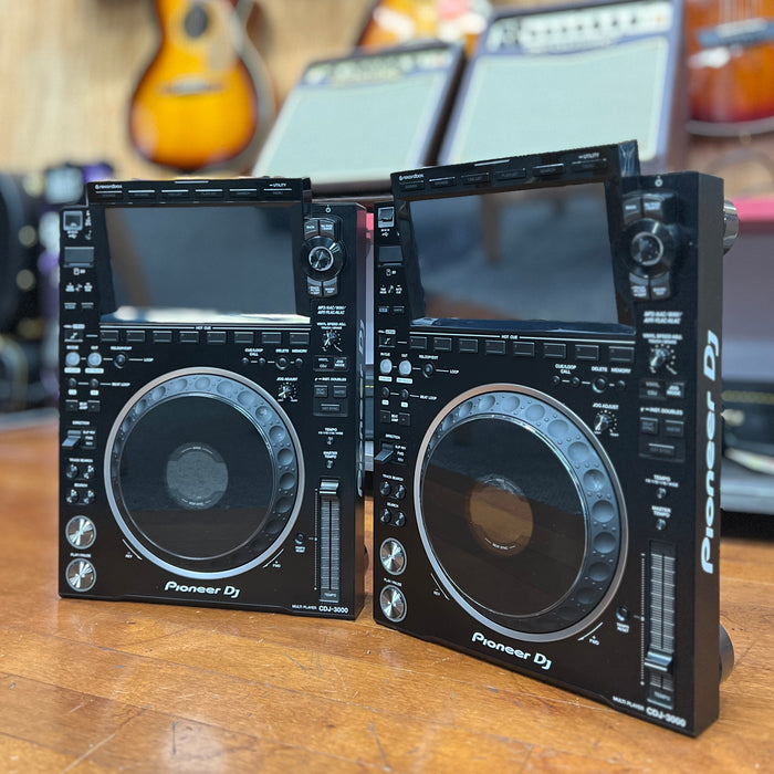 USED Pioneer DJ CDJ-3000 DJ Players w/ Hard Cases, PAIR