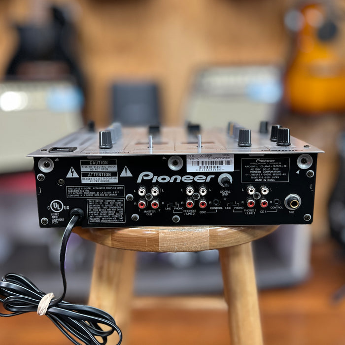 USED Pioneer DJM-300 2-Channel Professional DJ Mixer, Silver