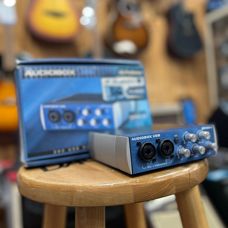 USED PreSonus AudioBox USB 2X2 Recording Interface w/ Box