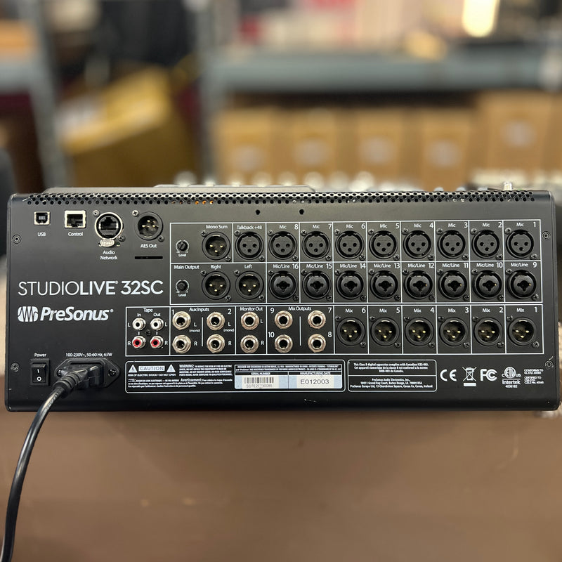 USED Presonus Studiolive 32SC Digital Mixer