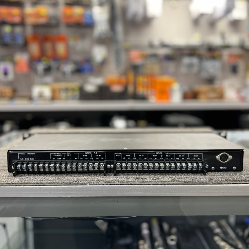 USED Protech Model 2012 Rackmount Auto Mixer