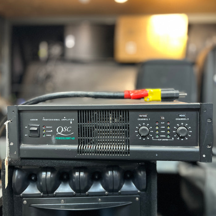 USED QSC Powerlight 4.0 Power Amplifier (2000W/channel @ 2Ω (stereo)