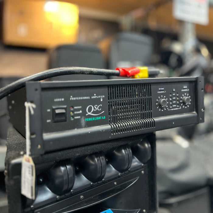 USED QSC Powerlight 4.0 Power Amplifier (2000W/channel @ 2Ω (stereo)