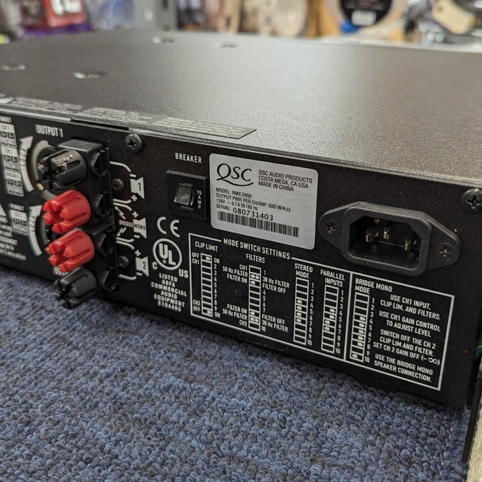 USED QSC RMX 2450 Power Amplifier