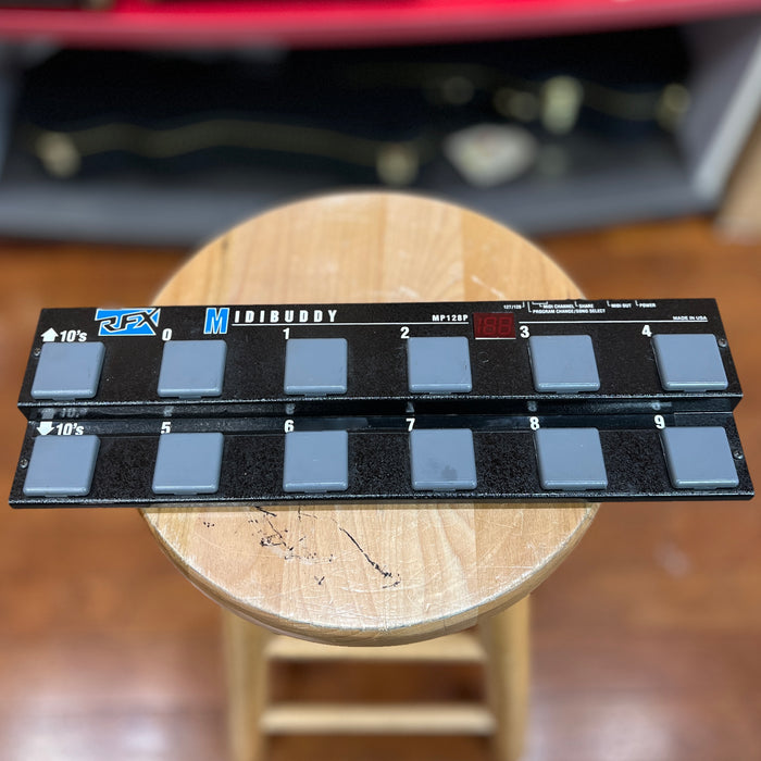 USED RFX MidiBuddy MP128P Midi Foot Controller