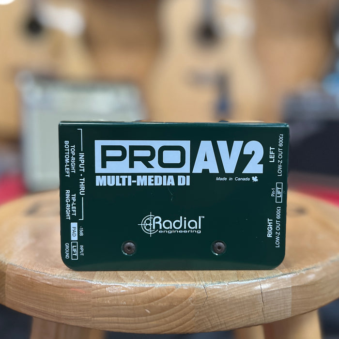 USED Radial ProAV2 2-channel Passive A/V Direct Box