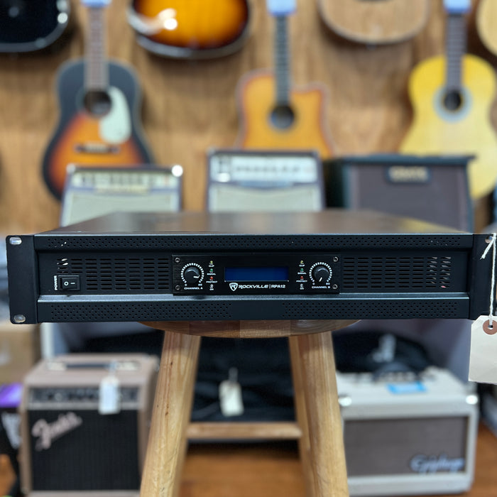 USED Rockville RPA12 1400w RMS 2 Channel Power Amplifier