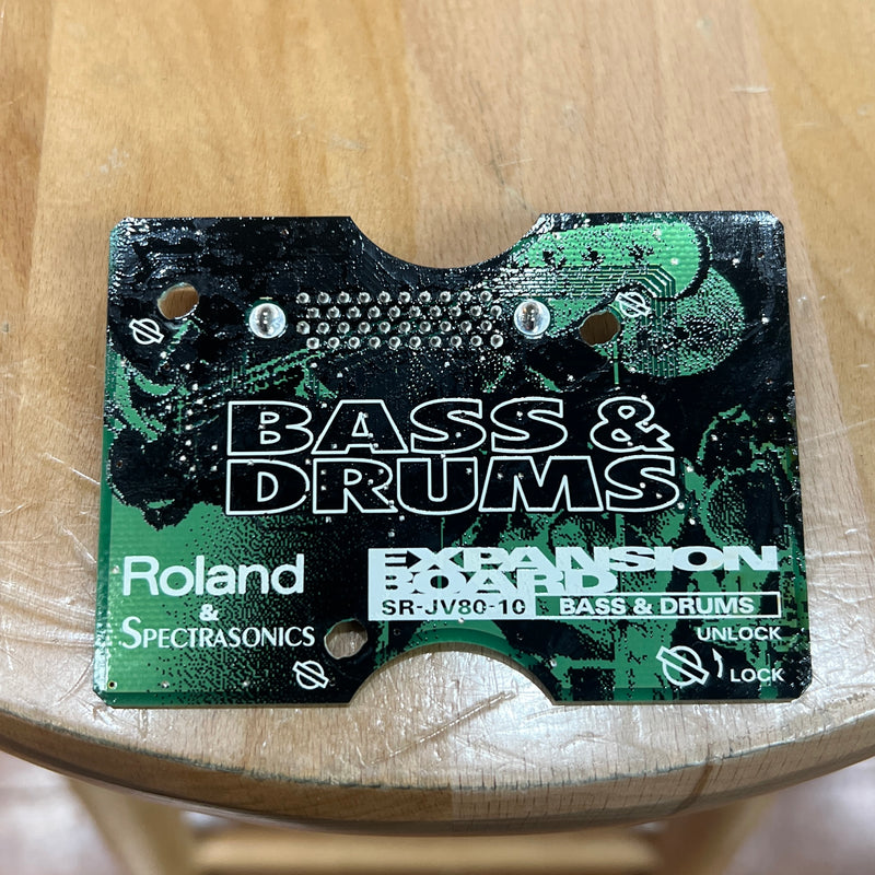 USED Roland SR-JV80-10 Bass and Drums Expansion Board