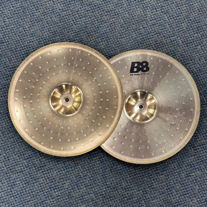 USED SABIAN 14in B8 Hi Hat Cymbals, PAIR