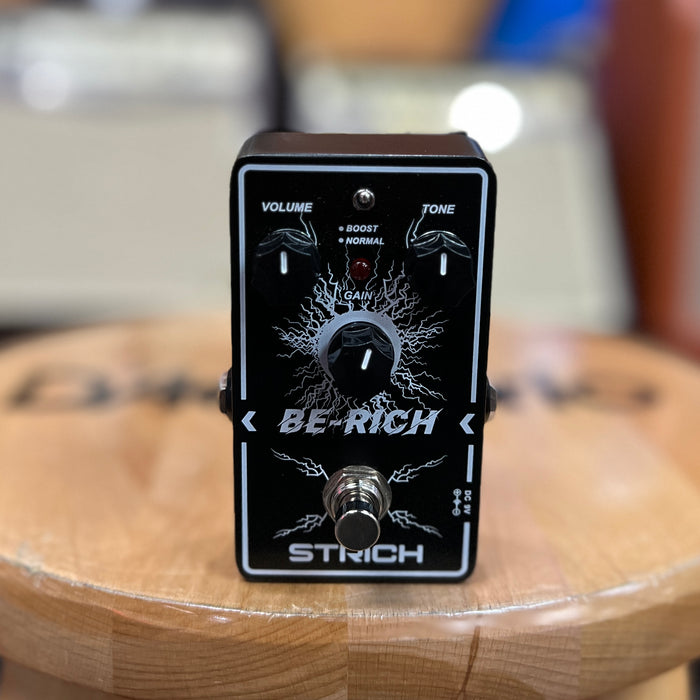 USED STRICH BE-RICH Tube Overdrive Distortion Pedal