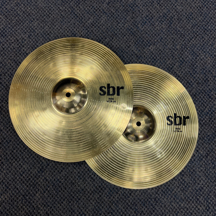 USED Sabian 14in SBR Hi Hat Cymbals, PAIR