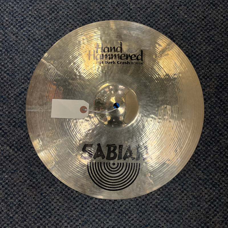 USED Sabian 16" Hand Hammered Dark Crash Cymbal