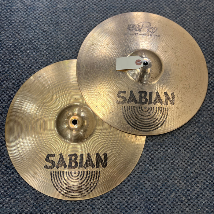 USED Sabian B8 Pro 14" Hi Hat Cymbals, PAIR