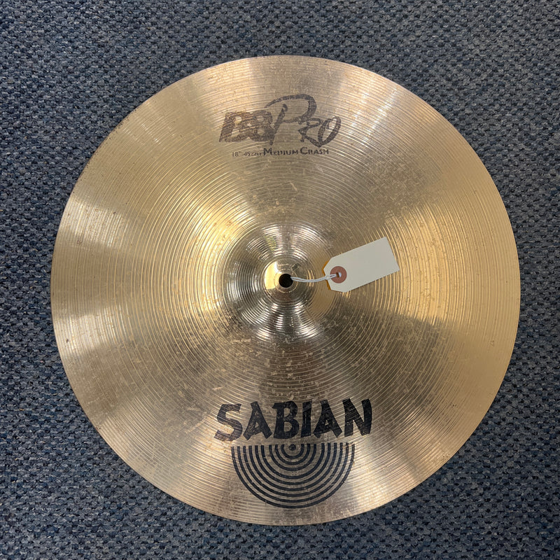 USED Sabian B8 Pro 18" Medium Crash Cymbal