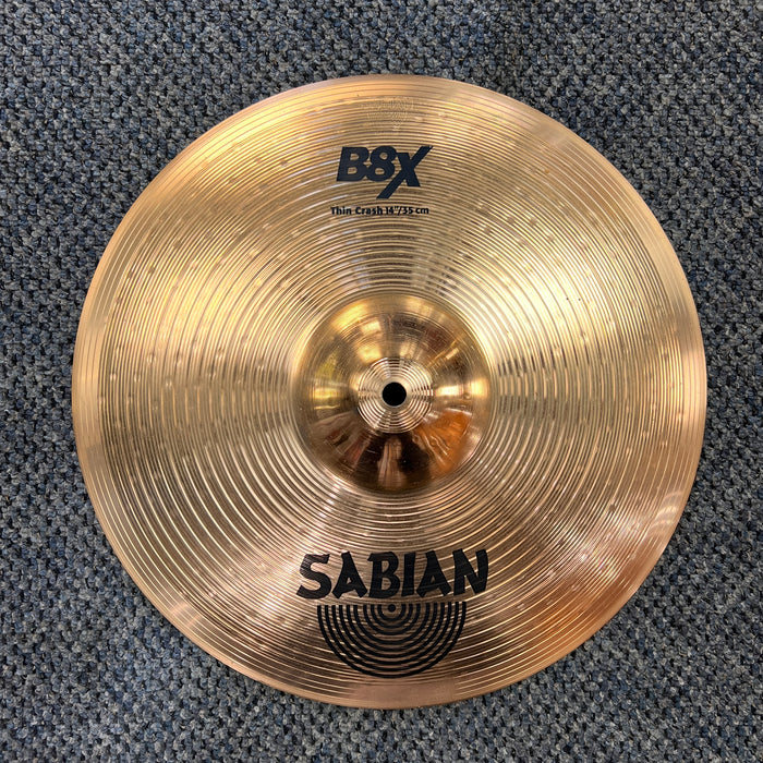 USED Sabian B8X 14" Thin Crash Cymbal