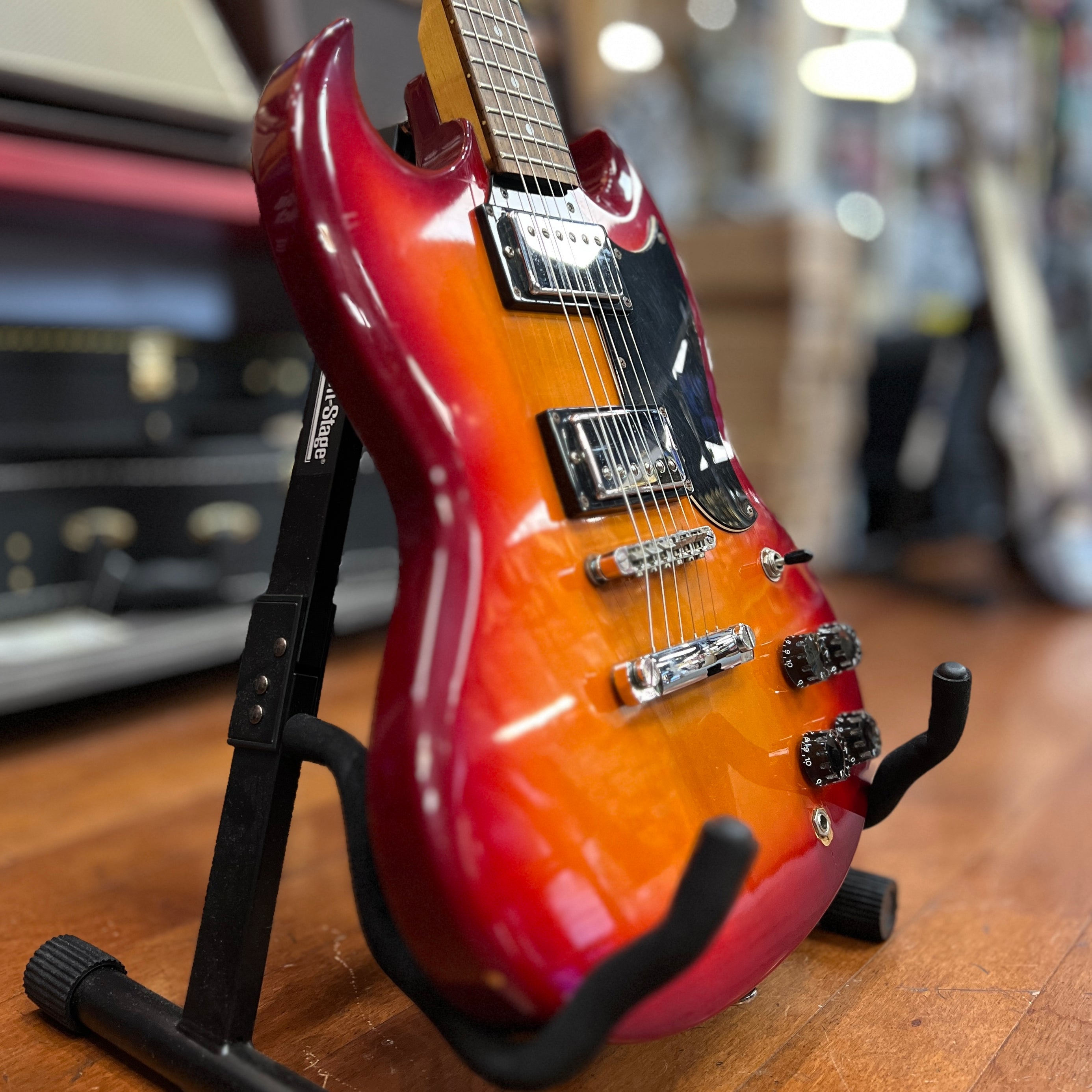 Home All Electric Guitars USED Samick SG 21 CS Electric Guitar Cherry home-all-electric-guitars-used-samick-sg-21-cs-electric-guitar-cherry