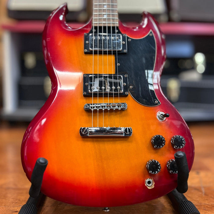 USED Samick SG-21/CS Electric Guitar, Cherry Sunburst