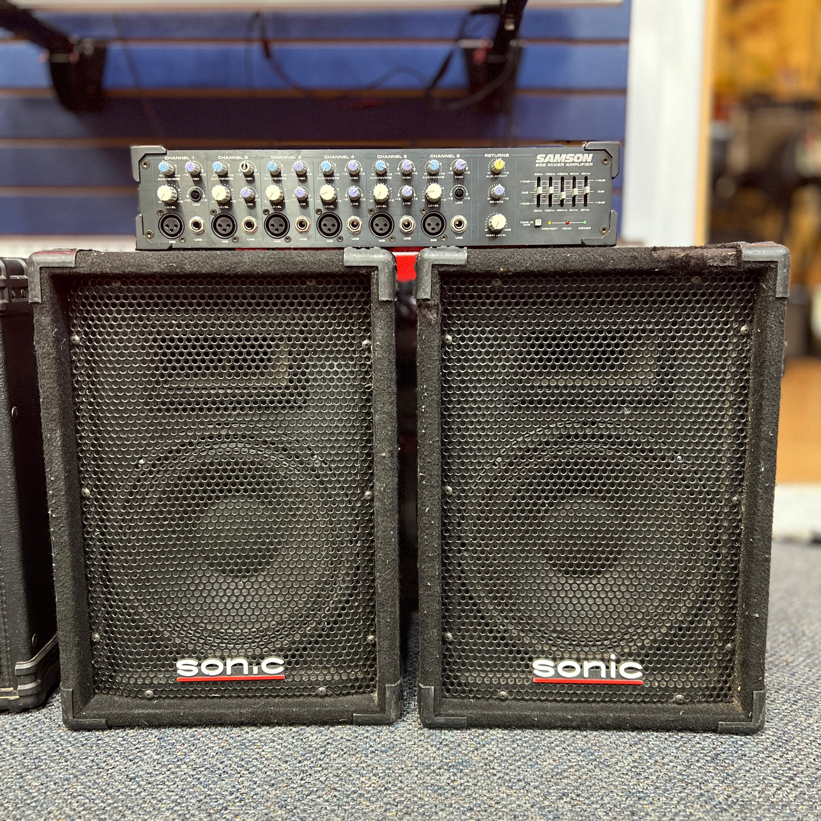 USED Samson Sonic Mini Passive PA Rig — Dirt Cheep