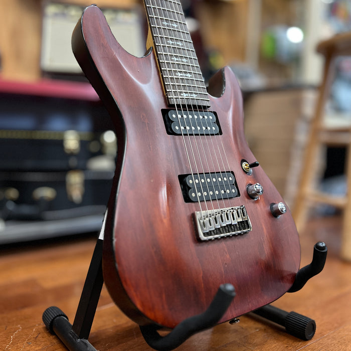 USED Schecter Diamond Series Omen 8-string Guitar, Walnut