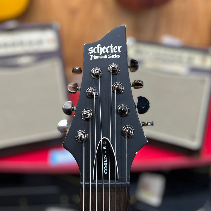 USED Schecter Diamond Series Omen 8-string Guitar, Walnut