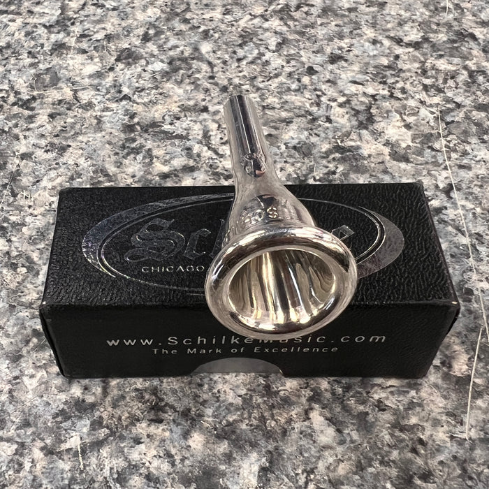 USED Schilke Silver Plated French Horn Mouthpiece, 30