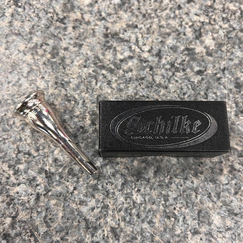 USED Schilke Silver Plated French Horn Mouthpiece, 30