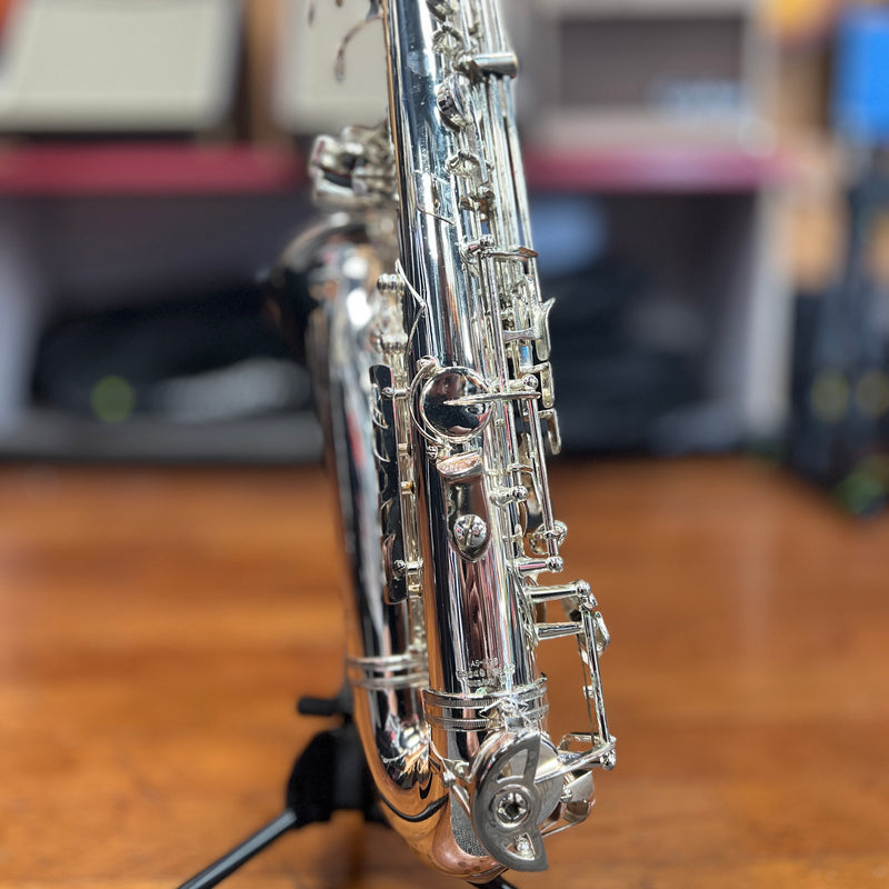 USED Selmer AS42S Professional Alto Saxophone Outfit, Silver, Serial BS24912845