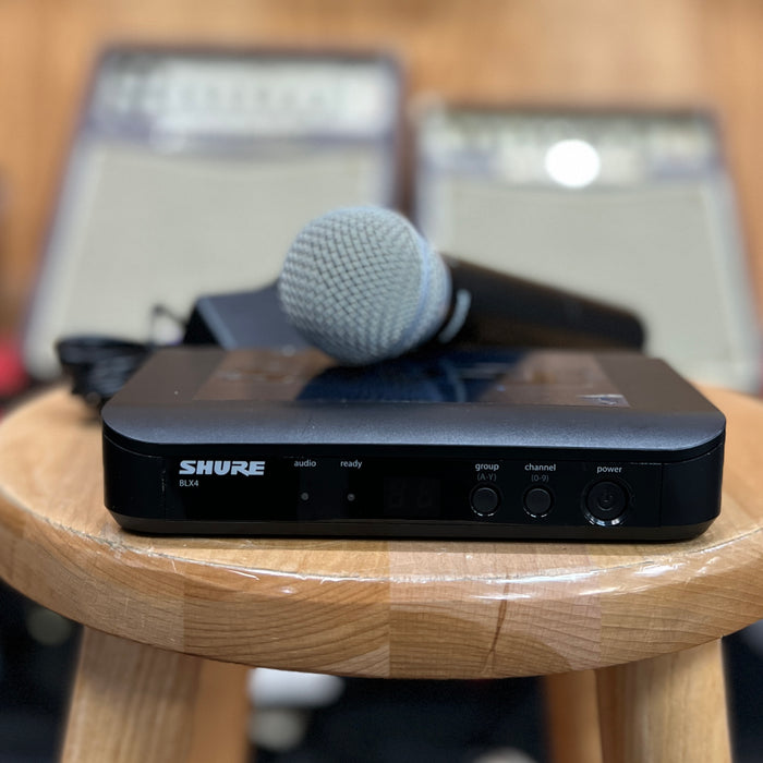 USED Shure BLX24/PG58 Wireless Handheld Microphone System with PG58 Capsule (H9: 512 to 542 MHz)