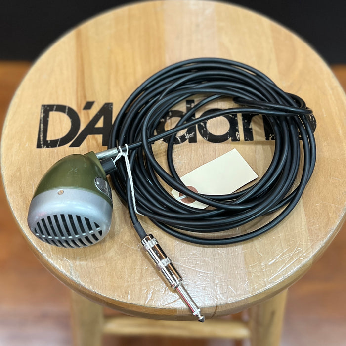 USED Shure Green Bullet Microphone