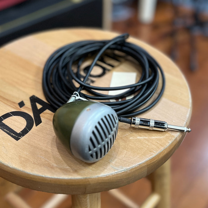 USED Shure Green Bullet Microphone