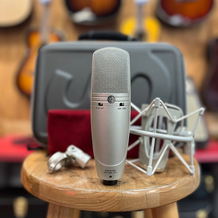 USED Shure KSM44A Large-diaphragm Condenser Microphone w/ Case and Stand Mounts