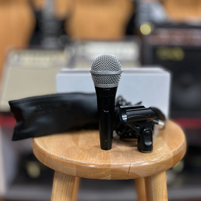 USED Shure PG48 Dynamic Microphone w/ XLR Cable