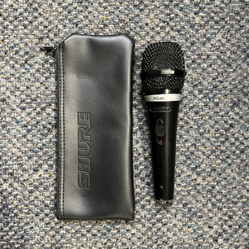 USED Shure PGA48 Microphone w/ pouch and clip
