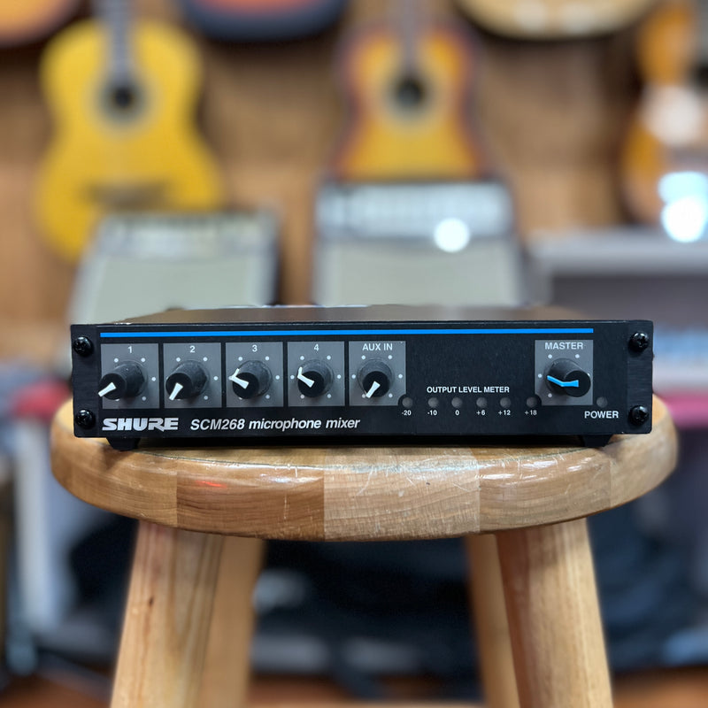 USED Shure SCM268 Microphone Mixer