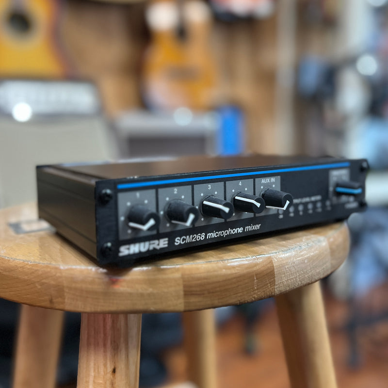 USED Shure SCM268 Microphone Mixer