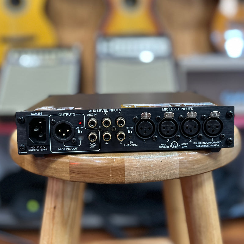 USED Shure SCM268 Microphone Mixer