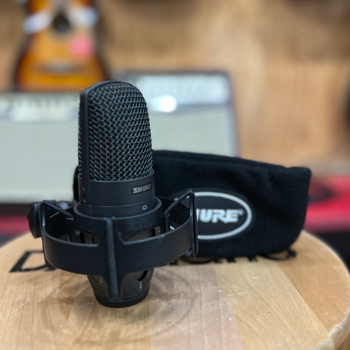 USED Shure SM27 Large-Diaphragm Cardioid Condenser Microphone w/ Pouch  & shockmount