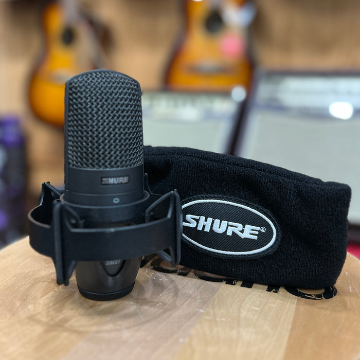 USED Shure SM27 Large-Diaphragm Cardioid Condenser Microphone w/ Pouch  & shockmount