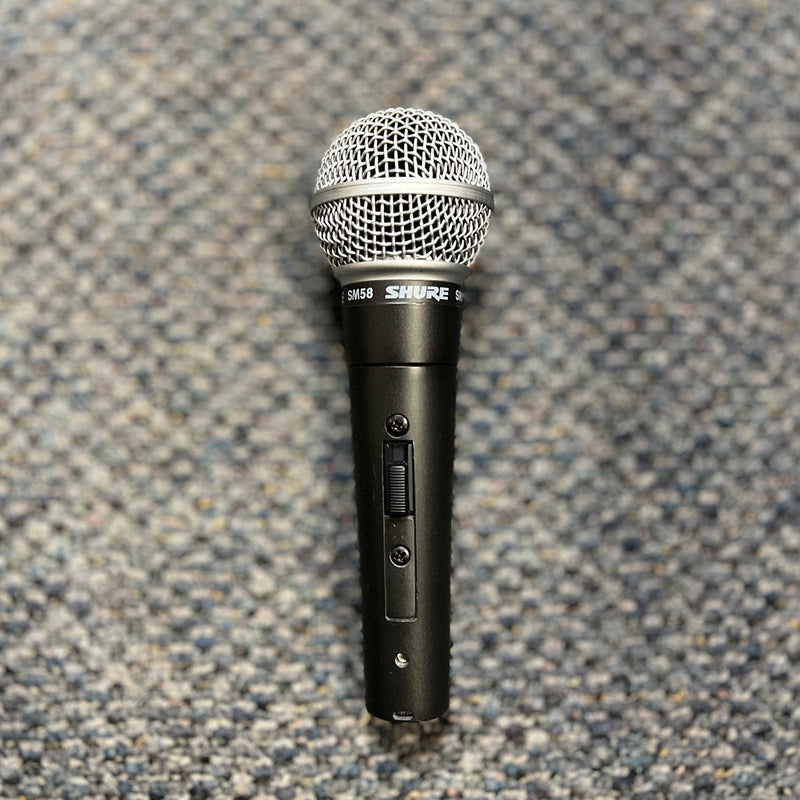 USED Shure SM58S Dynamic Microphone w/ switch