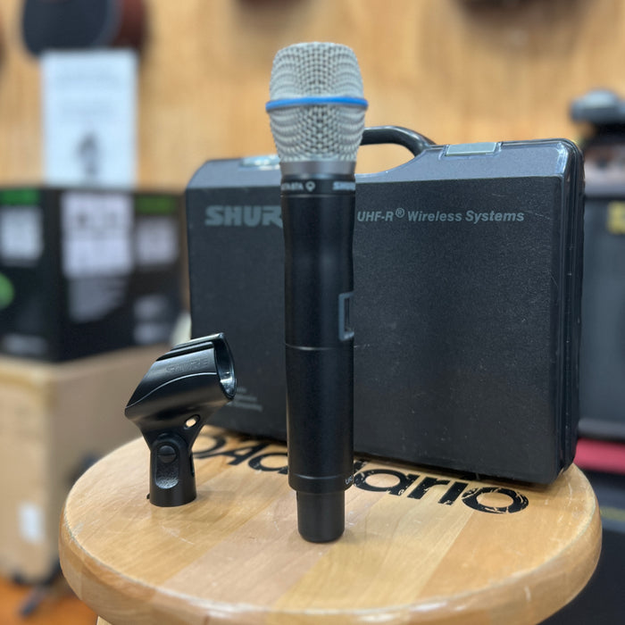 USED Shure UR2/BETA87A Handheld Wireless Microphone Transmitter, L3 (636 to 698 Mhz)