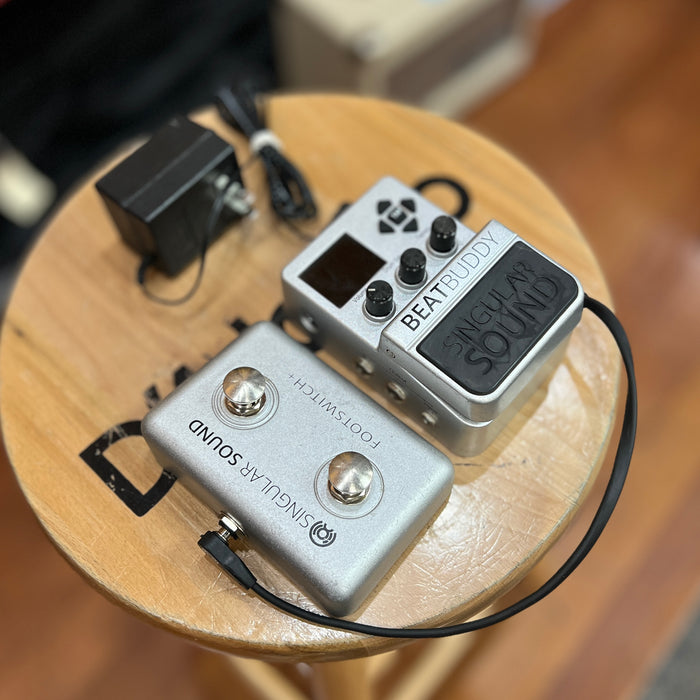 USED Singular Sound BeatBuddy with Dual Footswitch+ & Power Adapter