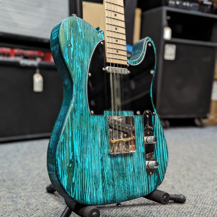 USED Slick SL51 Aged Ocean Turquoise Dual Single-Coil Pickups, Maple Fingerboard