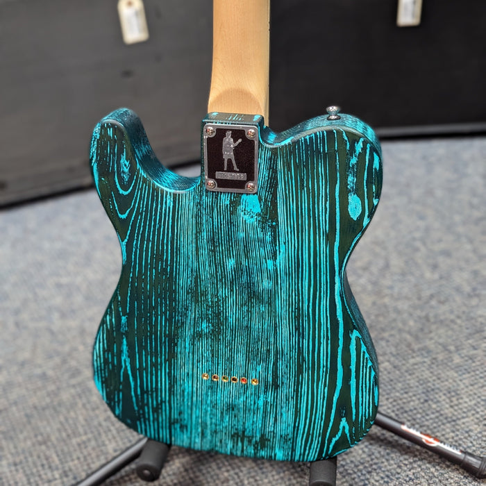 USED Slick SL51 Aged Ocean Turquoise Dual Single-Coil Pickups, Maple Fingerboard
