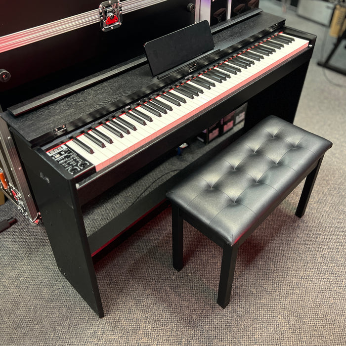 USED SoundMaster Digital 88 Note Console Keyboard w/ Stand & Bench