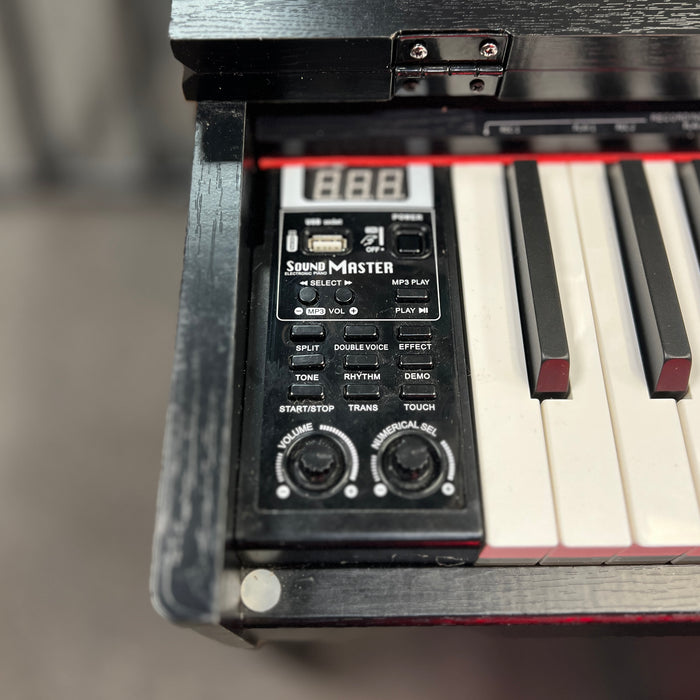 USED SoundMaster Digital 88 Note Console Keyboard w/ Stand & Bench