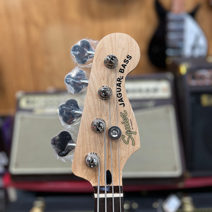 USED Squier Affinity Jaguar Electric Bass H, Laurel Neck, Charcoal Frost Metallic