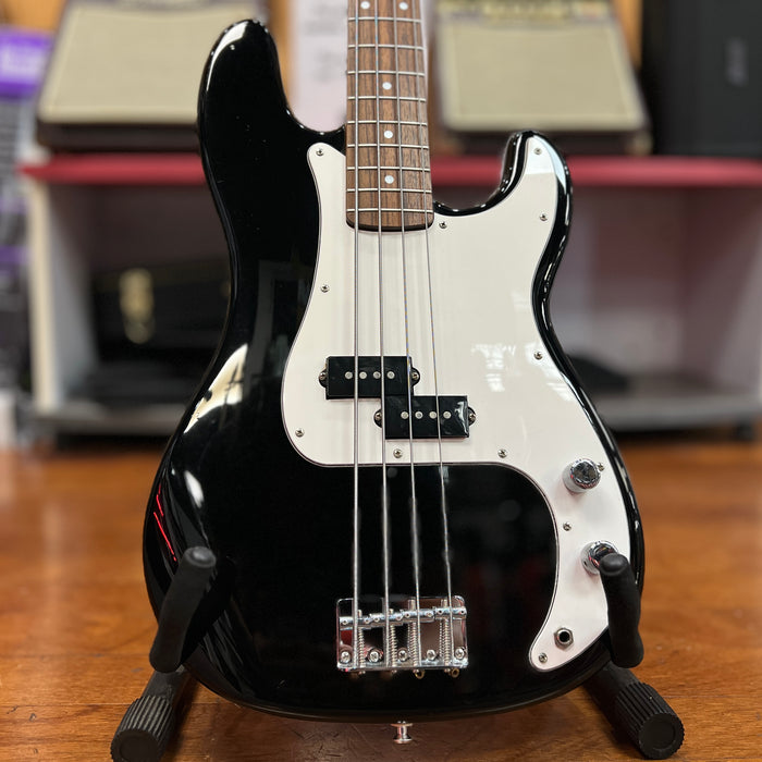 USED Squier Affinity Series 4 String Precision Bass PJ Bass Black/White Pick Guard