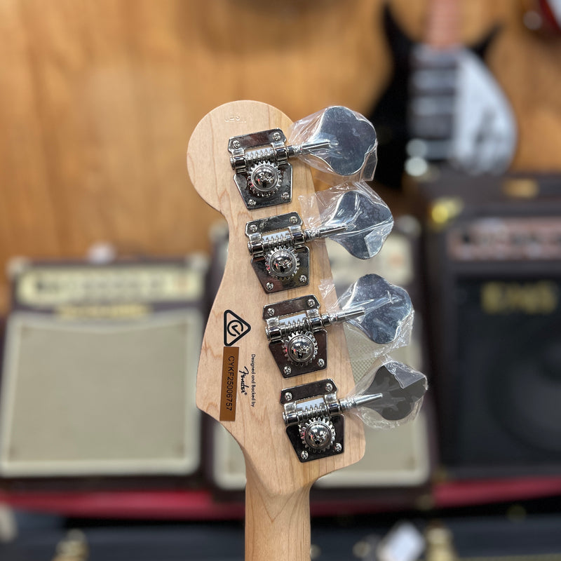 USED Squier Affinity Series Active Jazz Bass, Charcoal Frost Metallic