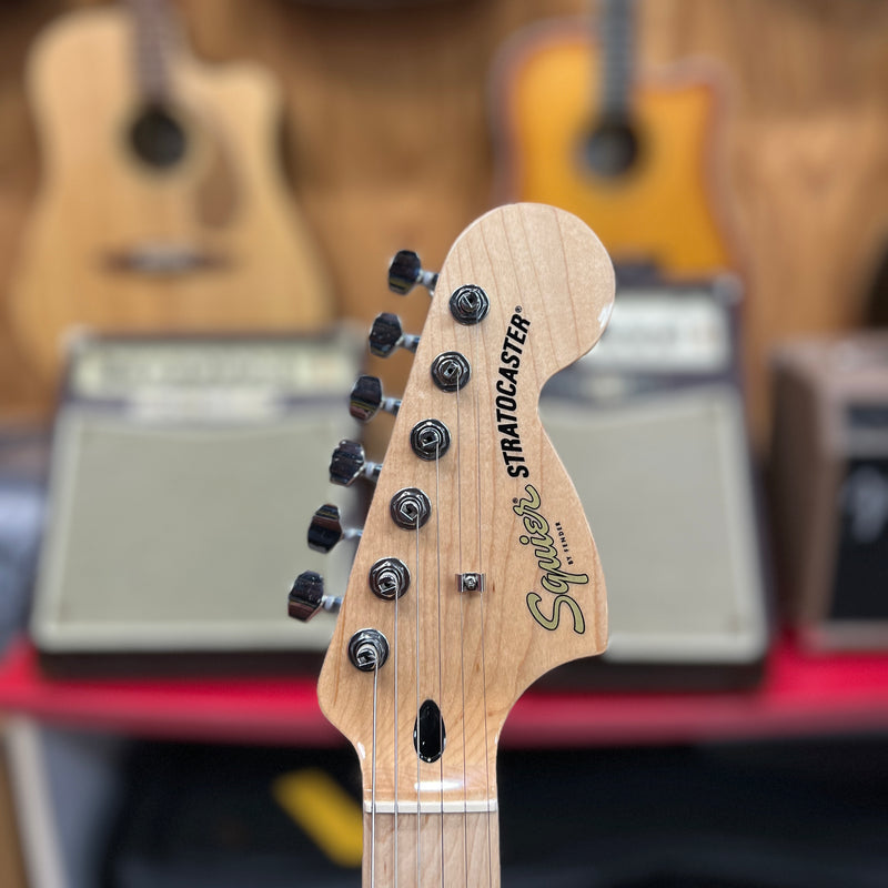 USED Squier Affinity Series Stratocaster Maple Fingerboard Electric Guitar, Olympic White